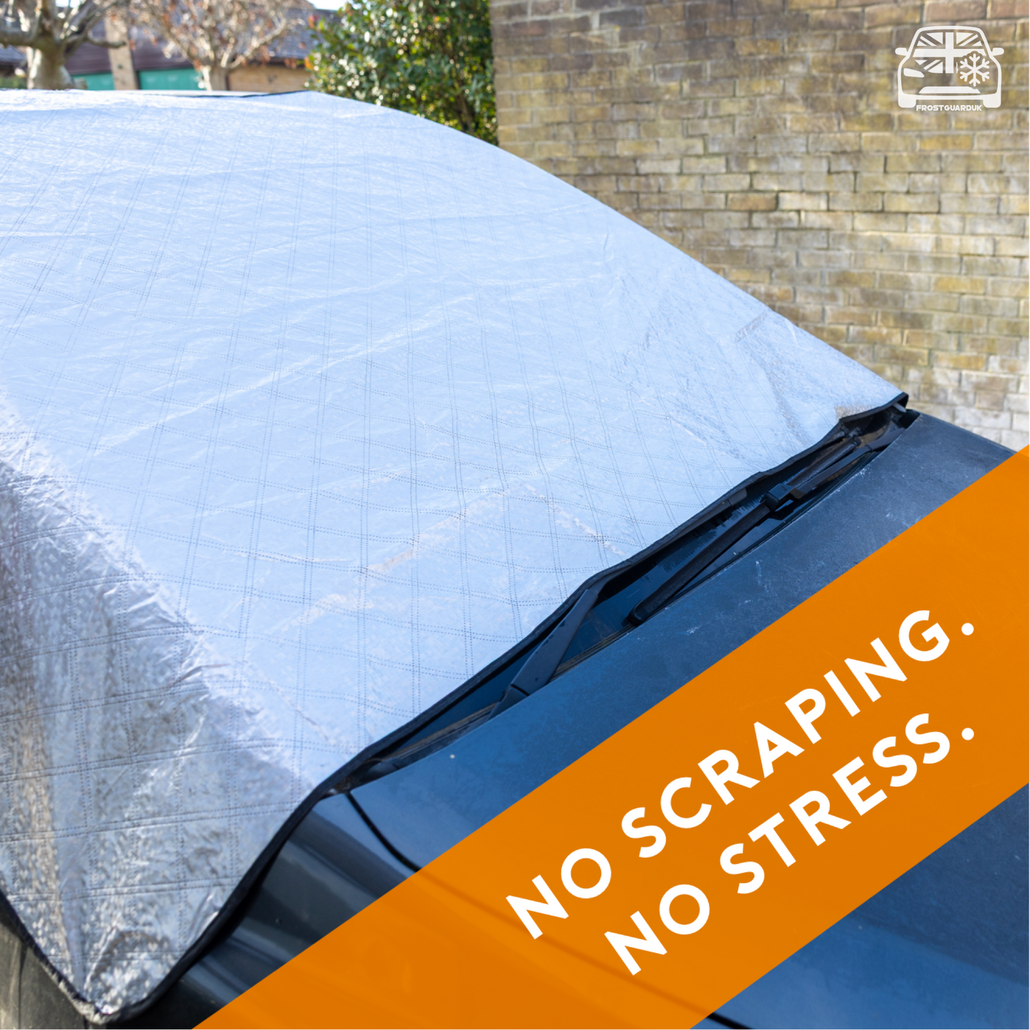 Magnetic Windscreen Cover - Frost, Snow & Ice Protection